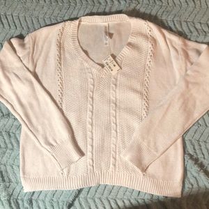 NWT Aeropostale cream sweater